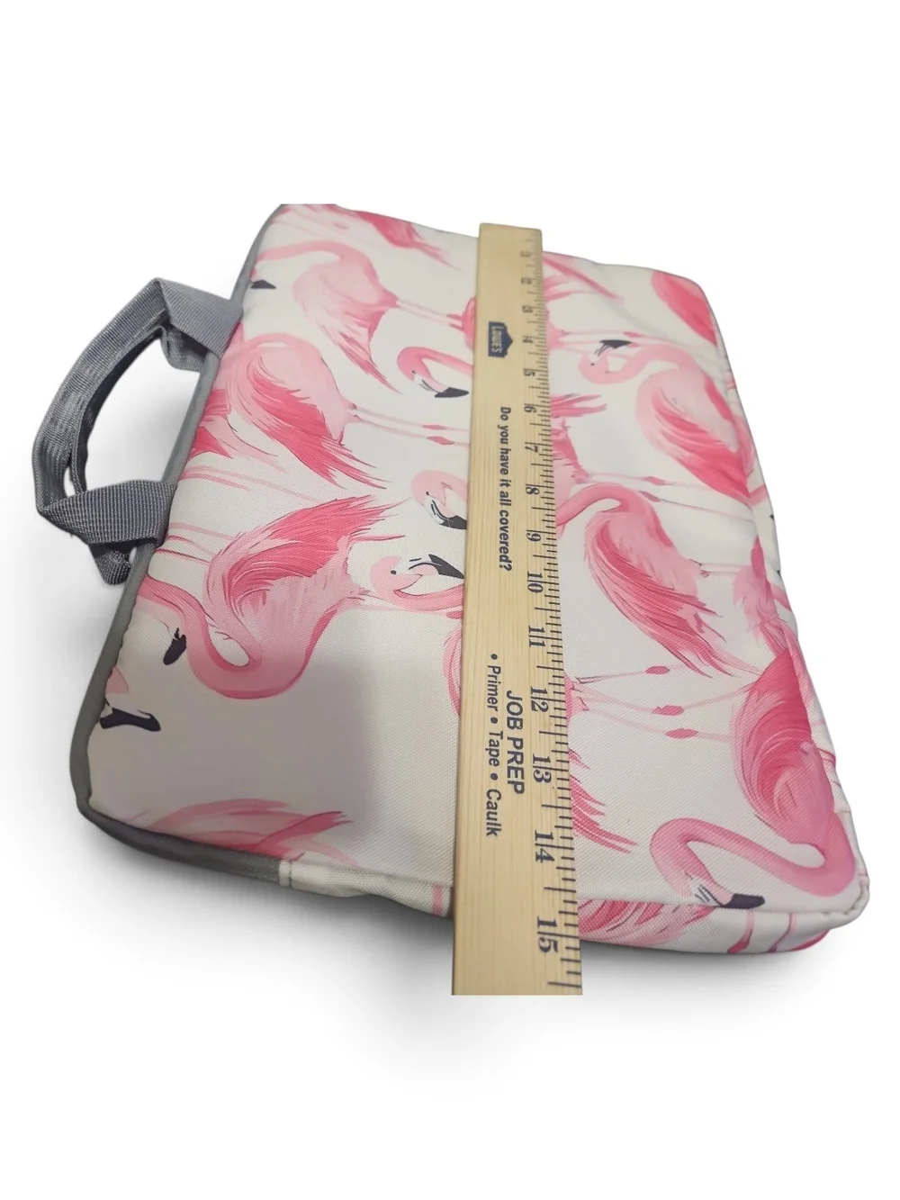 Pink Flamingo Print Carry Bag